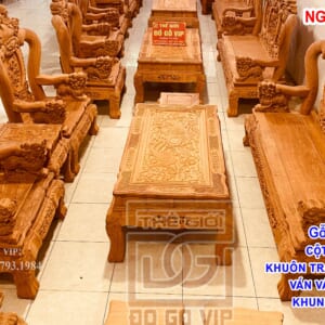 MS36 : BỘ QUỐC NGHÊ BẢO ĐỈNH 6 MÓN  - GỖ HƯƠNG ĐÁ