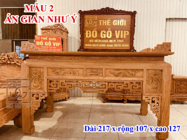 ÁN GIAN NHƯ Ý  - GỖ HƯƠNG ĐÁ