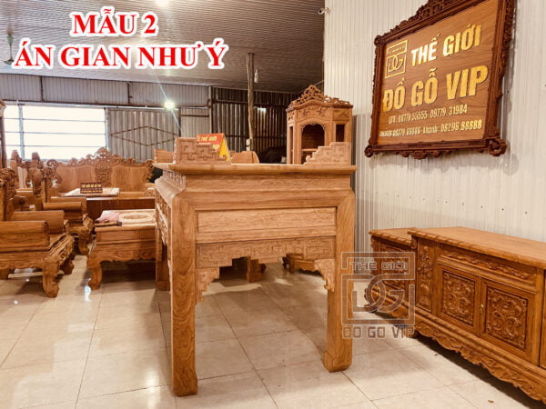 ÁN GIAN NHƯ Ý  - GỖ HƯƠNG ĐÁ