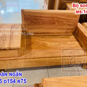 MS14 : BỘ SOFA 5 MÓN - GỖ HƯƠNG ĐÁ