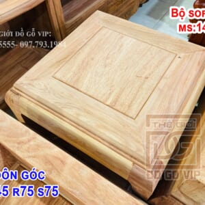 MS14 : BỘ SOFA 5 MÓN - GỖ HƯƠNG ĐÁ