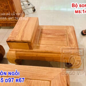 MS14 : BỘ SOFA 5 MÓN - GỖ HƯƠNG ĐÁ