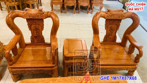 Bộ bàn ghế Minh Quốc Triện gỗ hương cao cấp dành cho ngôi nhà bạn