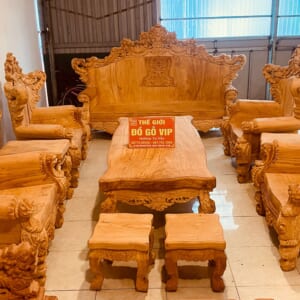 MS48 : BỘ HOÀNG GIA NGUYÊN KHỐI - GỖ HƯƠNG ĐÁ