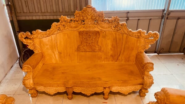 MS48 : BỘ HOÀNG GIA NGUYÊN KHỐI - GỖ HƯƠNG ĐÁ
