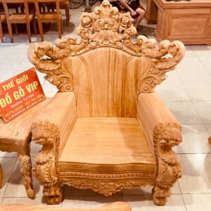 MS48 : BỘ HOÀNG GIA NGUYÊN KHỐI - GỖ HƯƠNG ĐÁ