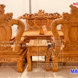 MS36 : BỘ QUỐC NGHÊ BẢO ĐỈNH 6 MÓN - GỖ HƯƠNG ĐÁ