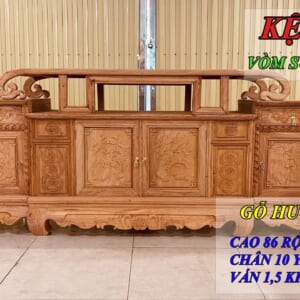 KỆ TIVI VÒM SỪNG TRÂU - GỖ HƯƠNG ĐÁ