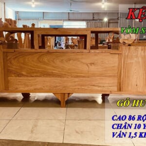 KỆ TIVI VÒM SỪNG TRÂU - GỖ HƯƠNG ĐÁ