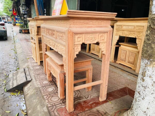 BAN THỜ TRIỆN CUỐN THƯ