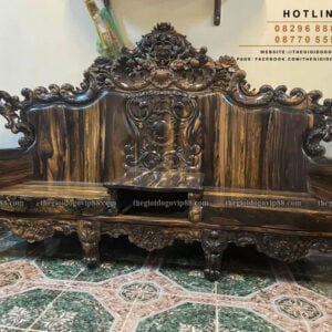 Bộ Hoàng Gia Nguyên Khối - Gỗ Mun Lào