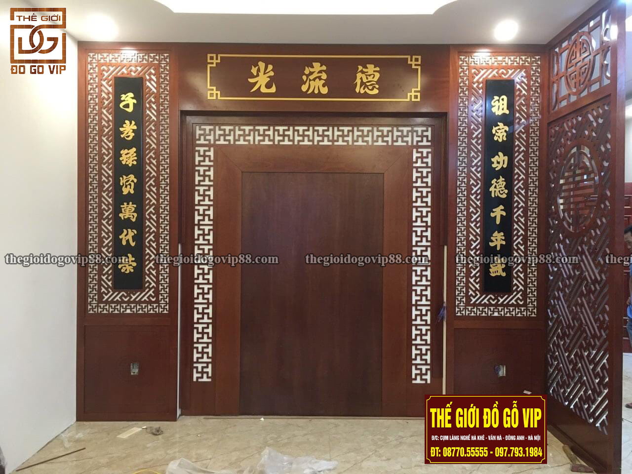TỔNG HỢP CÁC MẪU VÁCH THỜ