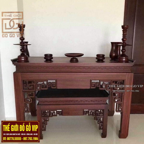 ÁN GIAN TRIỆN - GỖ HƯƠNG ĐÁ