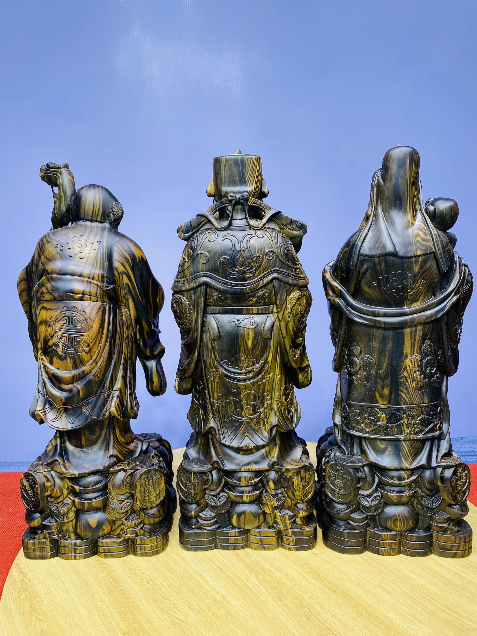 Tam Đa Phúc Lộc Thọ 60 Mun Hoa