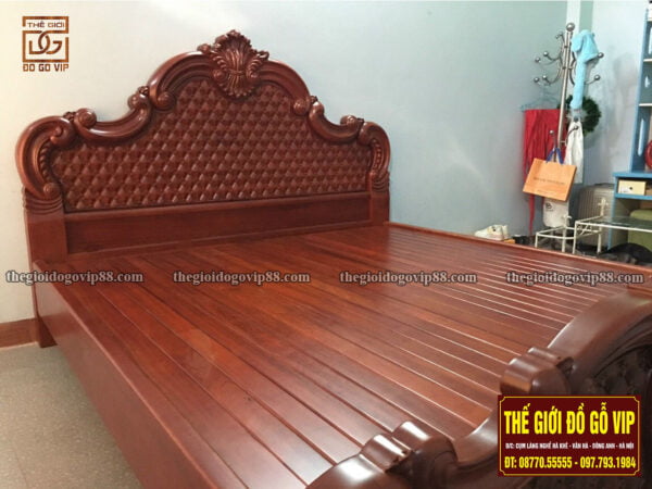 GIƯỜNG NGỦ MẪU LUOIS ĐỤC TRÁM