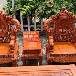 Nghê Tay Khuỳnh 10 Món - Gỗ Hương Đá