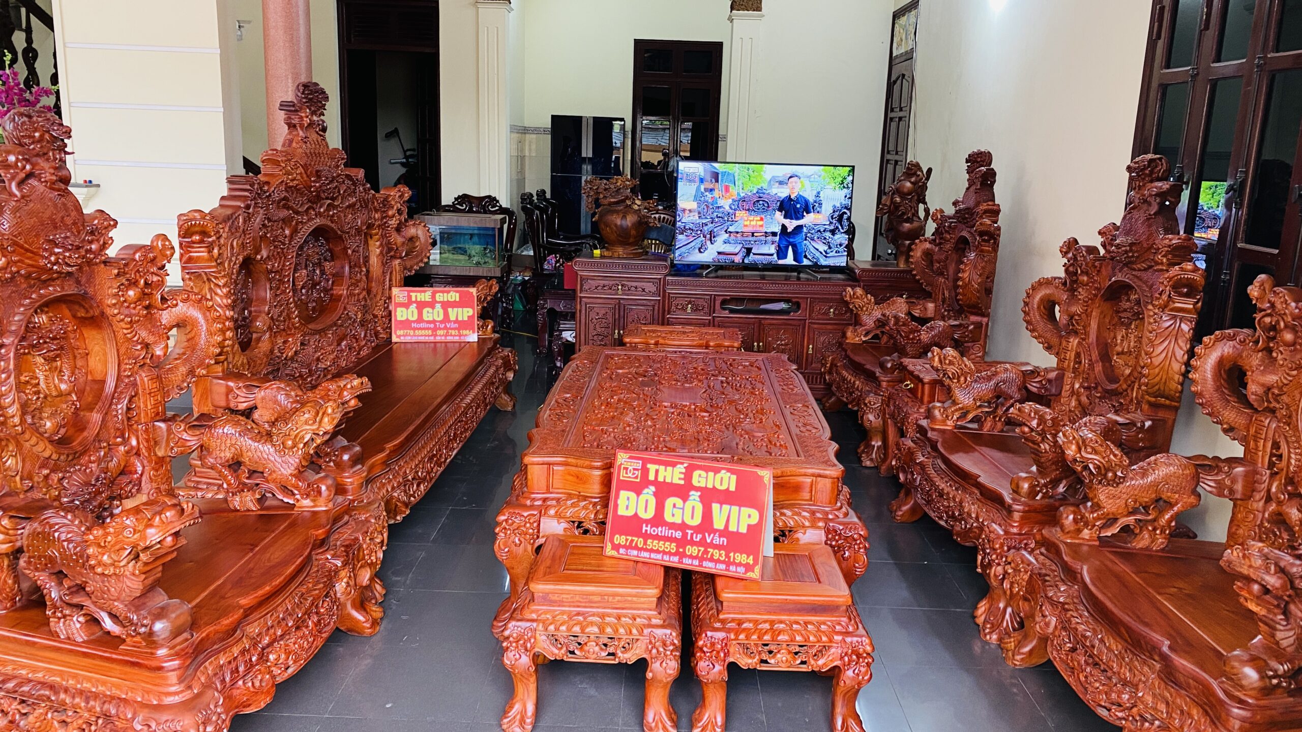 BAN GIAO BỘ NGHÊ RỒNG ĐỈNH 12 MÓN CHO CHÚ THANH- HƯNG YÊN