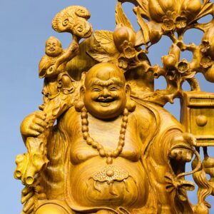 Di Lặc Ngũ Phúc Vác Đào 80 Hương