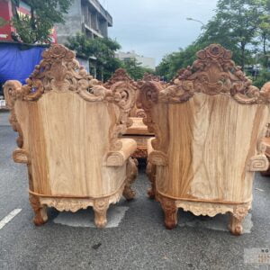 HOÀNG GIA HOA HỒNG - GÕ ĐỎ NGUYÊN KHỐI