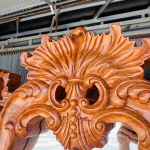 BÀN PHẤN HOÀNG GIA LOUIS- GỖ HƯƠNG ĐÁ