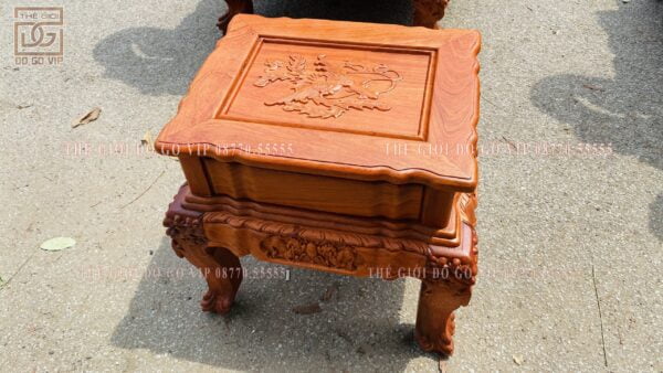 Nghê Tay Khuỳnh Bảo Đỉnh 12 Món- Gỗ Hương Đá
