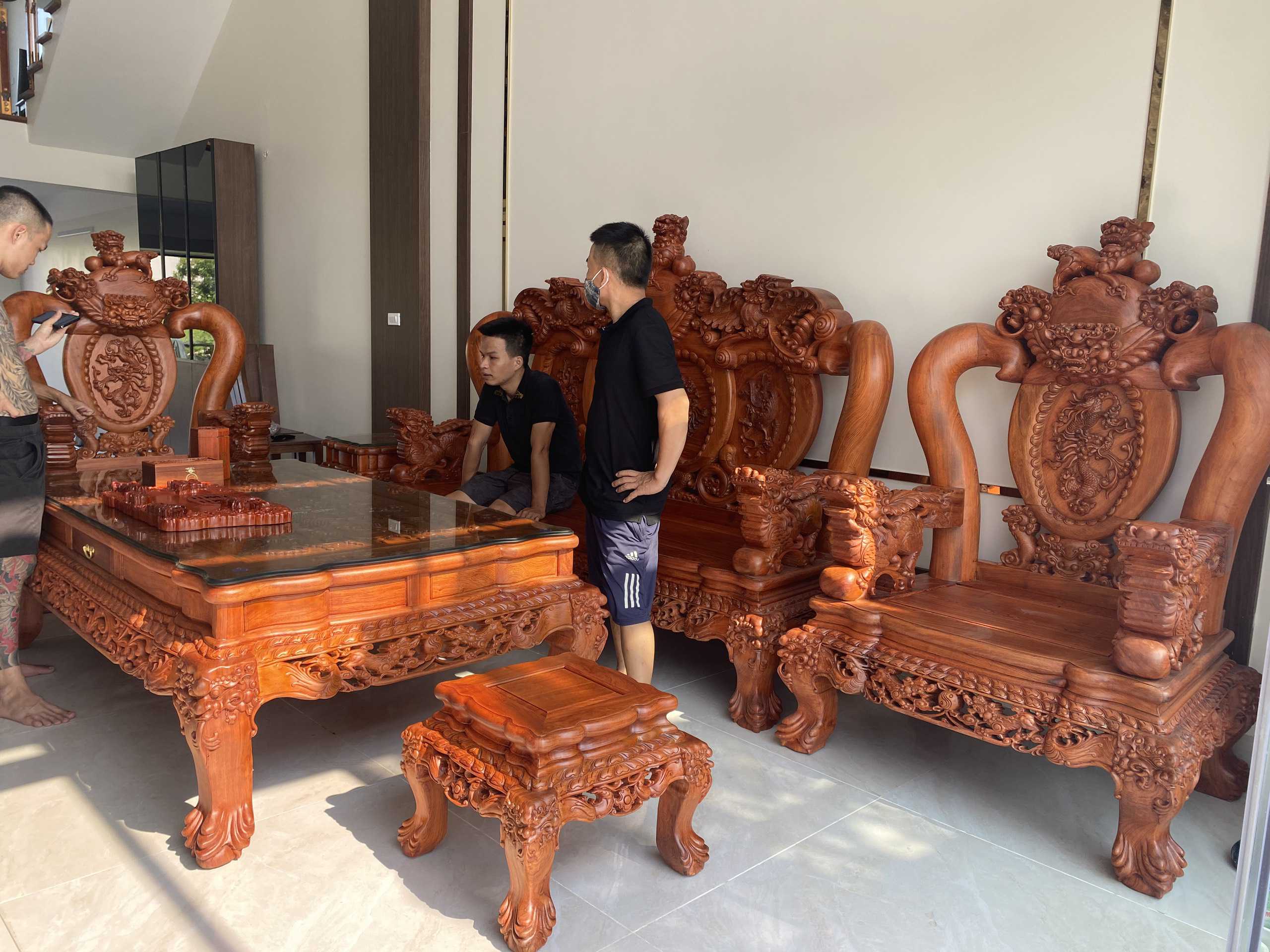 BÀN GIAO BỘ NGHÊ BẢO ĐỈNH CỘT 14 CHO A TRAI ĐAN PHƯỢNG