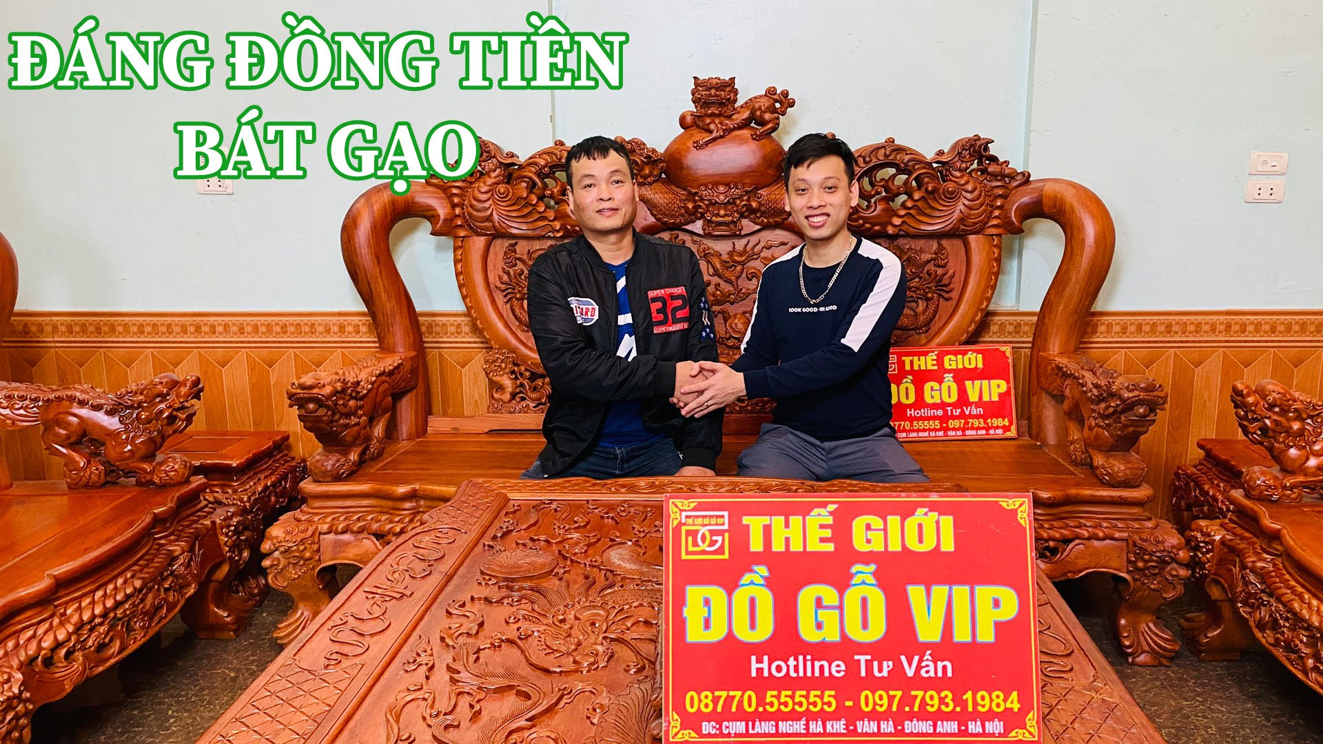 12/12 MUA ĐƯỢC BỘ BÀN GHẾ " ĐÁNG ĐỒNG TIỀN BÁT GẠO " | THẾ GIỚI ĐỒ GỖ VIP