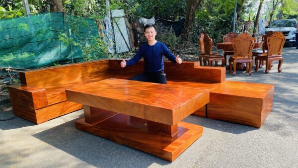 BỘ SOFA -GỖ GÕ ĐỎ