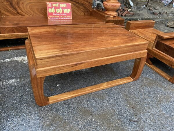 BỘ SOFA GÕ ĐỎ 5 MÓN -GỖ GÕ ĐỎ