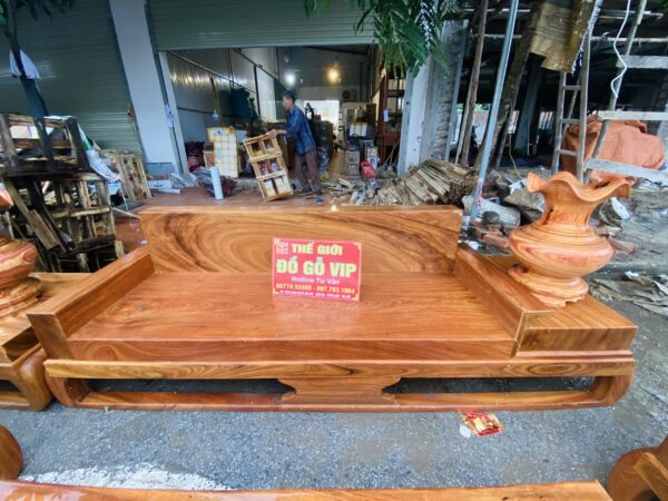 BỘ SOFA GÕ ĐỎ 5 MÓN -GỖ GÕ ĐỎ