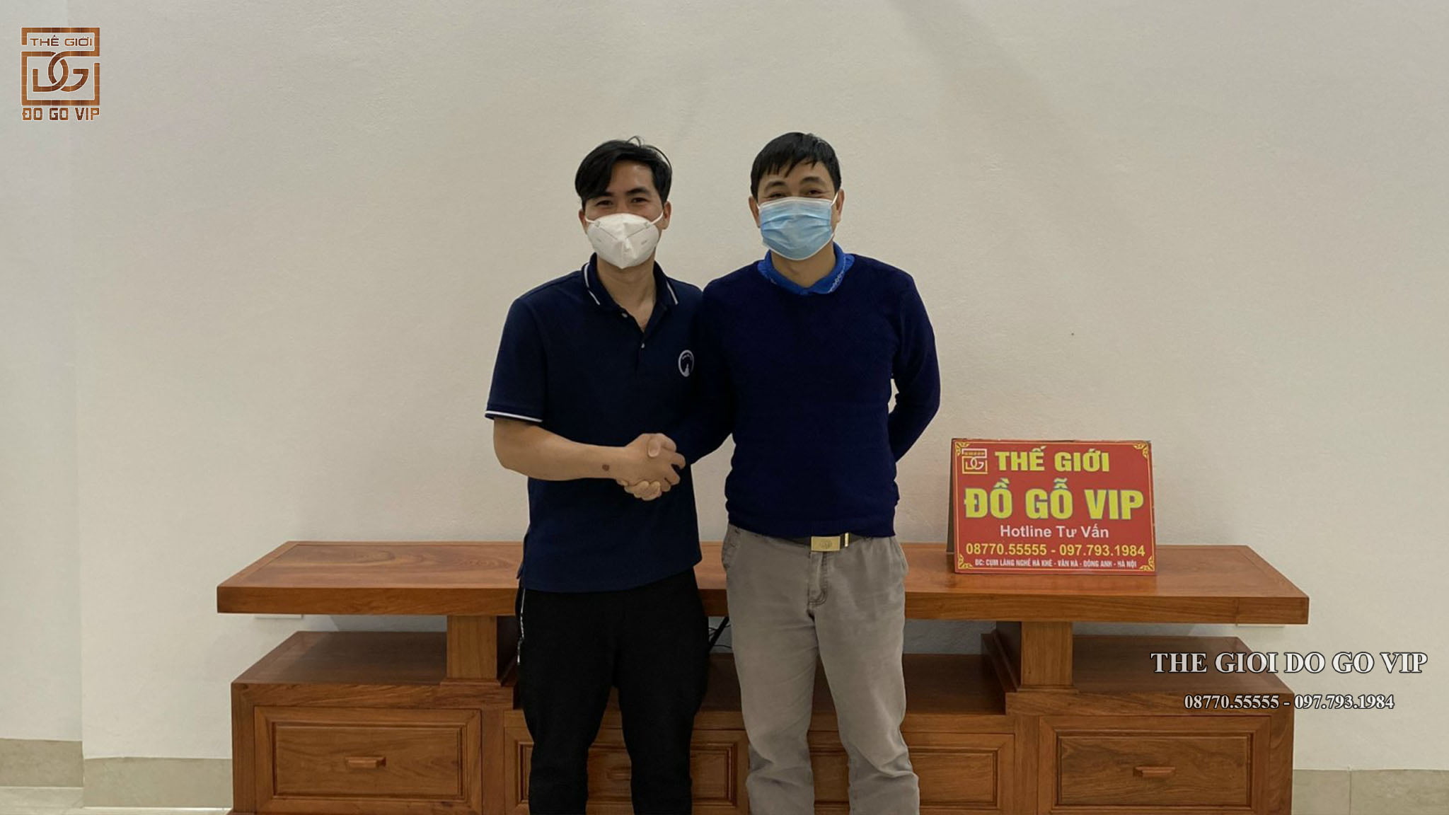 Bàn giao cho anh Sơn tại Thị trấn Đông Anh 29/12