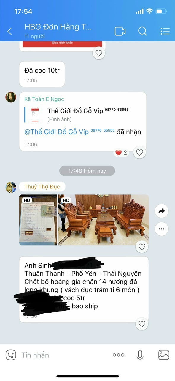 [ 11/1 Chốt cho a trai Thái Nguyên bộ bàn ghế Hoàng Gia Hoa Hồng]