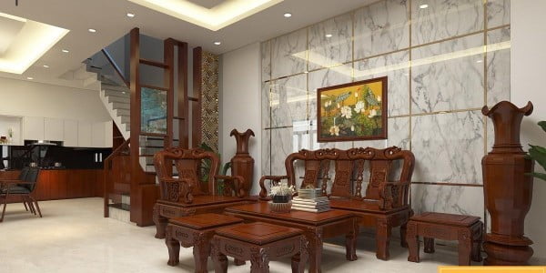Bàn ghế gỗ tự nhiên mang đến cảm giác thoải mái, thư giãn