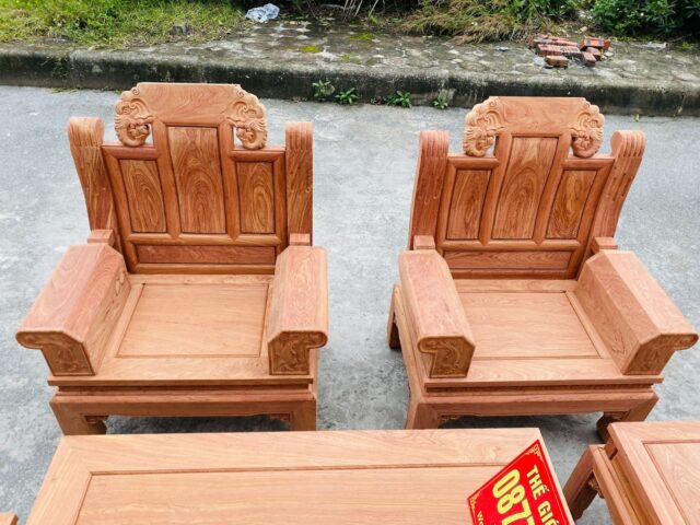 Bộ bàn ghế Âu Á chương voi được nhiều gia chủ ưa chuộng
