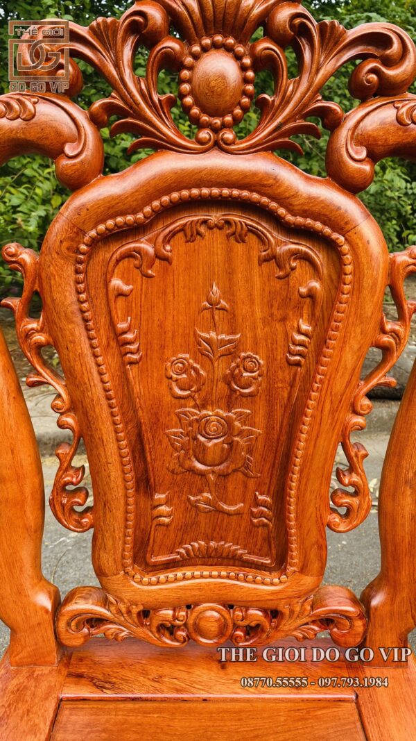 MẪU BÀN ĂN CHỮ NHẬT- GHẾ HỒNG HẠC 8 GHẾ- CHẤT GỖ HƯƠNG ĐÁ