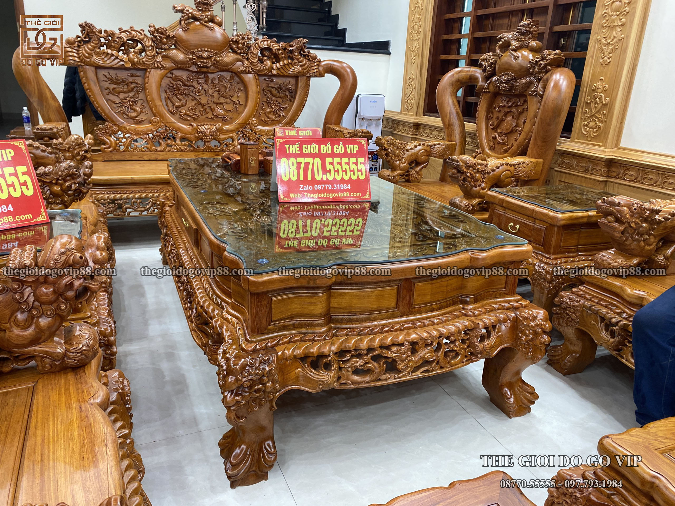 7/2 Hé lộ những hình ảnh từ số đầu tiên của năm Nhâm Dần 2022 - một căn biệt thự hết sức đặc biệt: rộng hơn 1000m2 và thú chơi đồ gỗ xa xỉ của gia chủ tại Thanh Hóa - Thế Giới Đồ Gỗ Vip