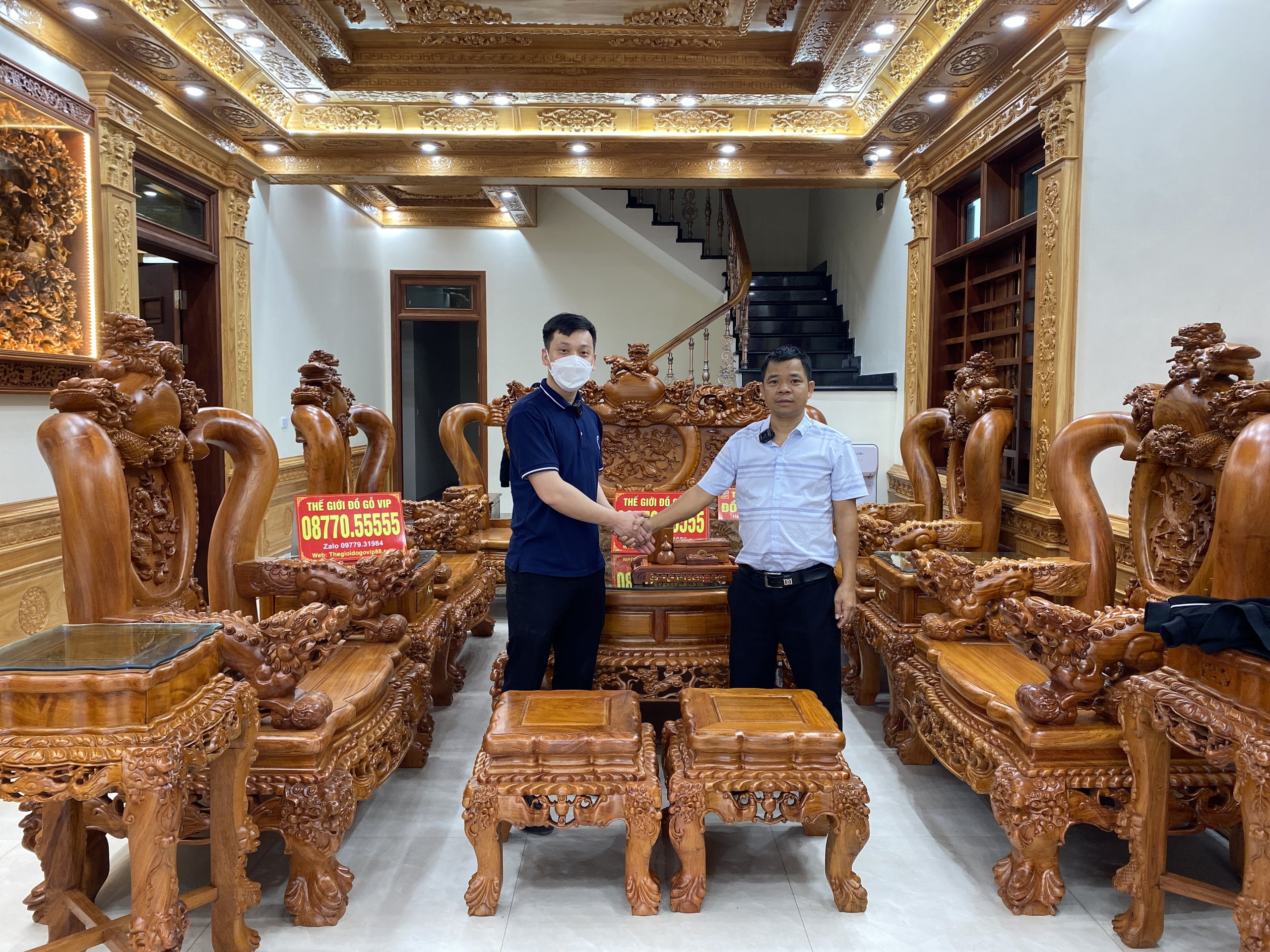 7/2 Hé lộ những hình ảnh từ số đầu tiên của năm Nhâm Dần 2022 - một căn biệt thự hết sức đặc biệt: rộng hơn 1000m2 và thú chơi đồ gỗ xa xỉ của gia chủ tại Thanh Hóa - Thế Giới Đồ Gỗ Vip