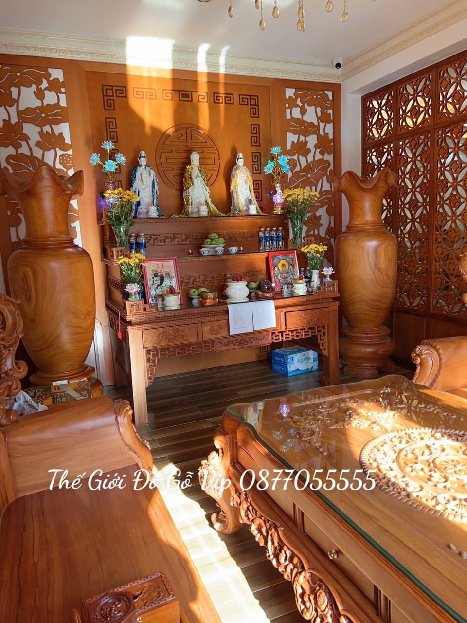 [ 21/1 BÀN GIAO BỘ BÀN ĂN + BAN THỜ TẠI NHÀ A PHƯƠNG]
