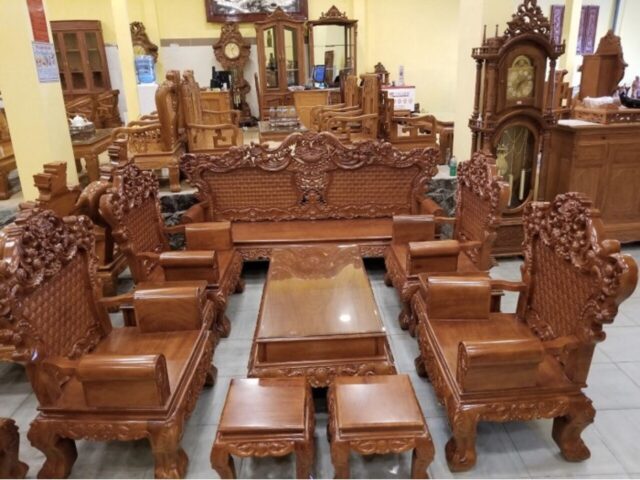 Bộ ghế hoàng gia cao cấp, sang trọng
