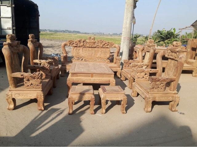 Bộ nghê bảo đỉnh 10 món cao cấp, sang trọng