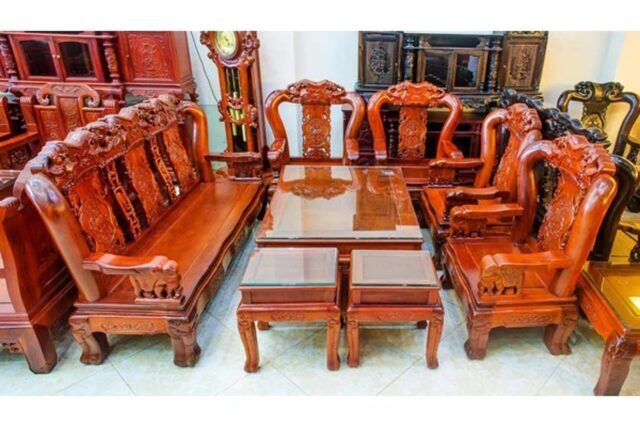 Bộ quốc voi được thiết kế nhỏ gọn, phù hợp với phòng khách nhà bạn