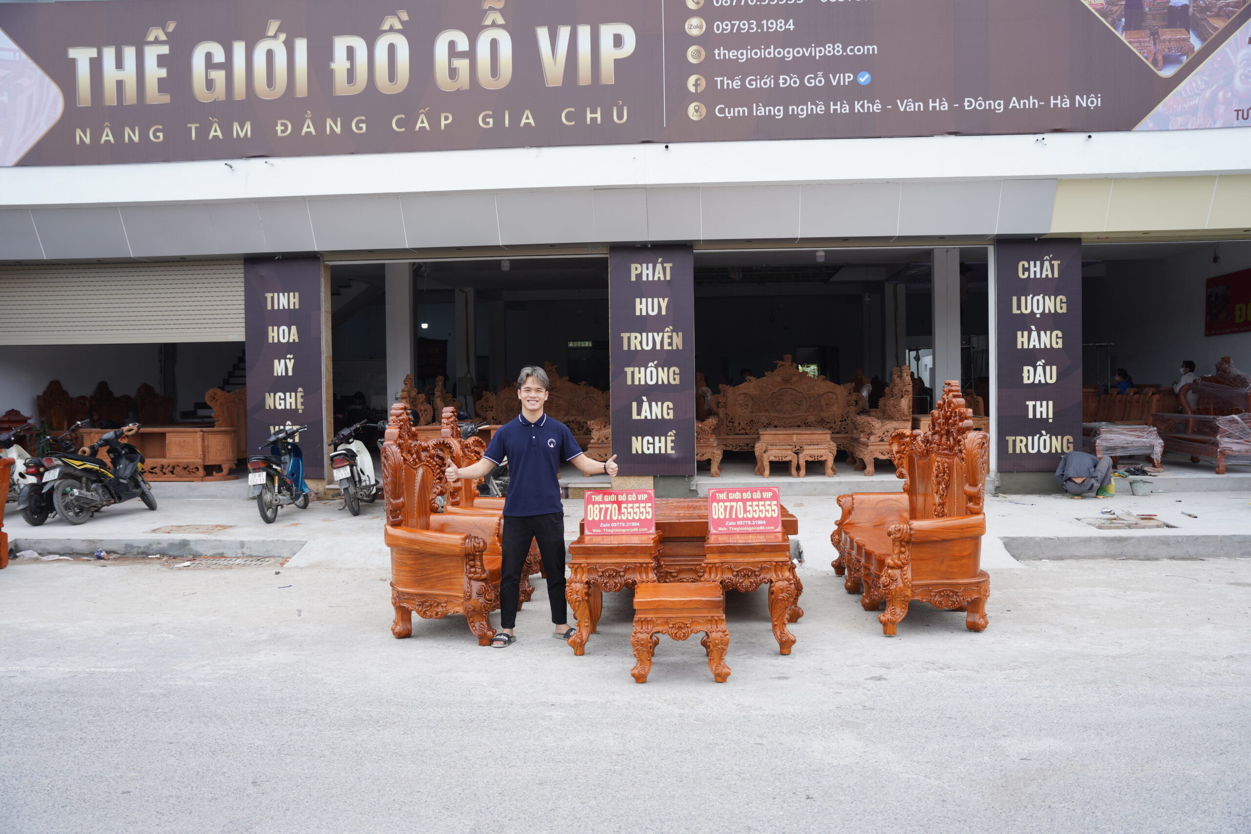 [ 1/3 Bộ hoàng gia hoa hồng nguyên khối]