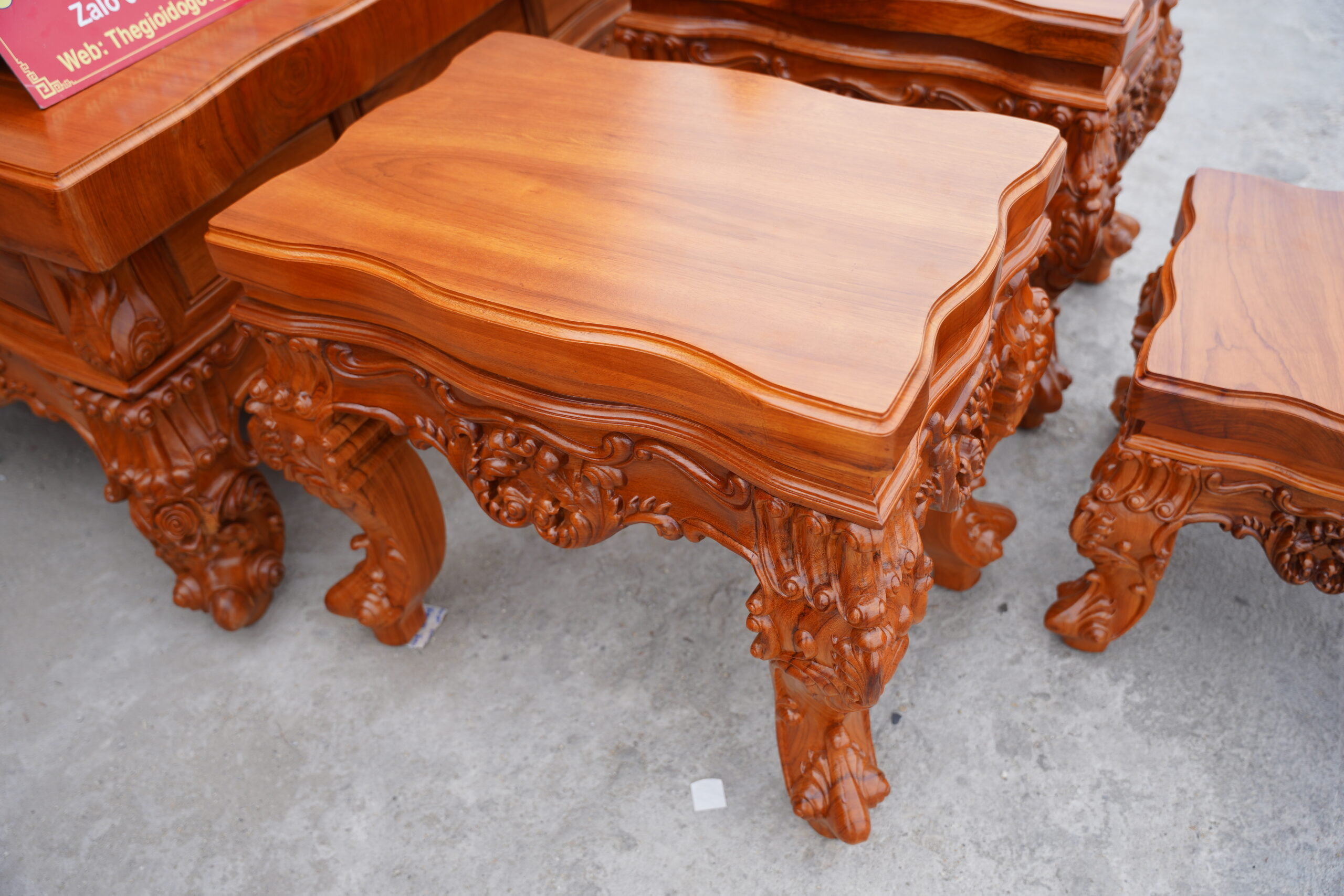 [ 1/3 Bộ hoàng gia hoa hồng nguyên khối]