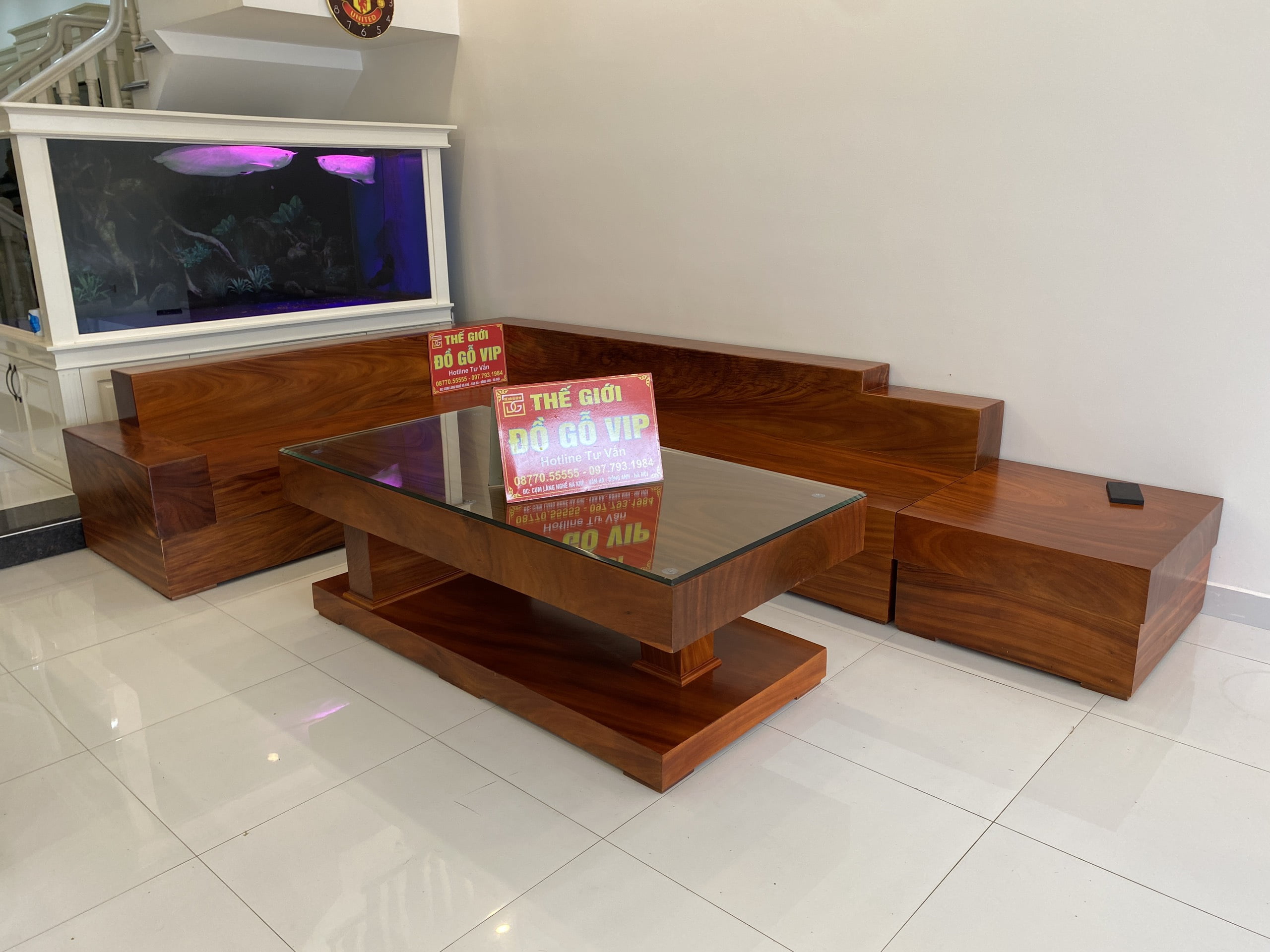 [ 20/3- BÀN GIAO COMBO SOFA VÀ BÀN ĂN NGUYÊN KHỐI CHO A TUẤN ANH- HẢI PHÒNG]