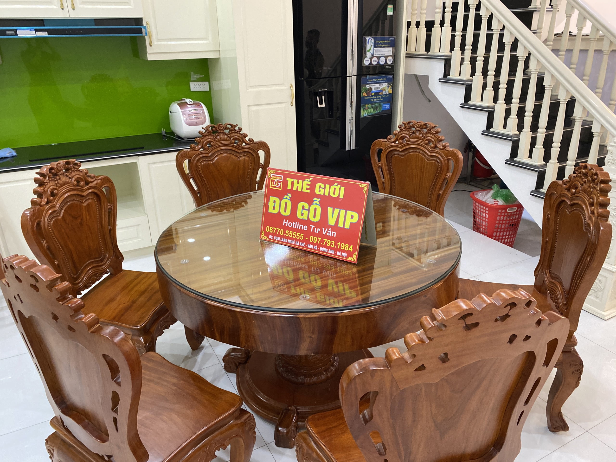 [ 20/3- BÀN GIAO COMBO SOFA VÀ BÀN ĂN NGUYÊN KHỐI CHO A TUẤN ANH- HẢI PHÒNG]