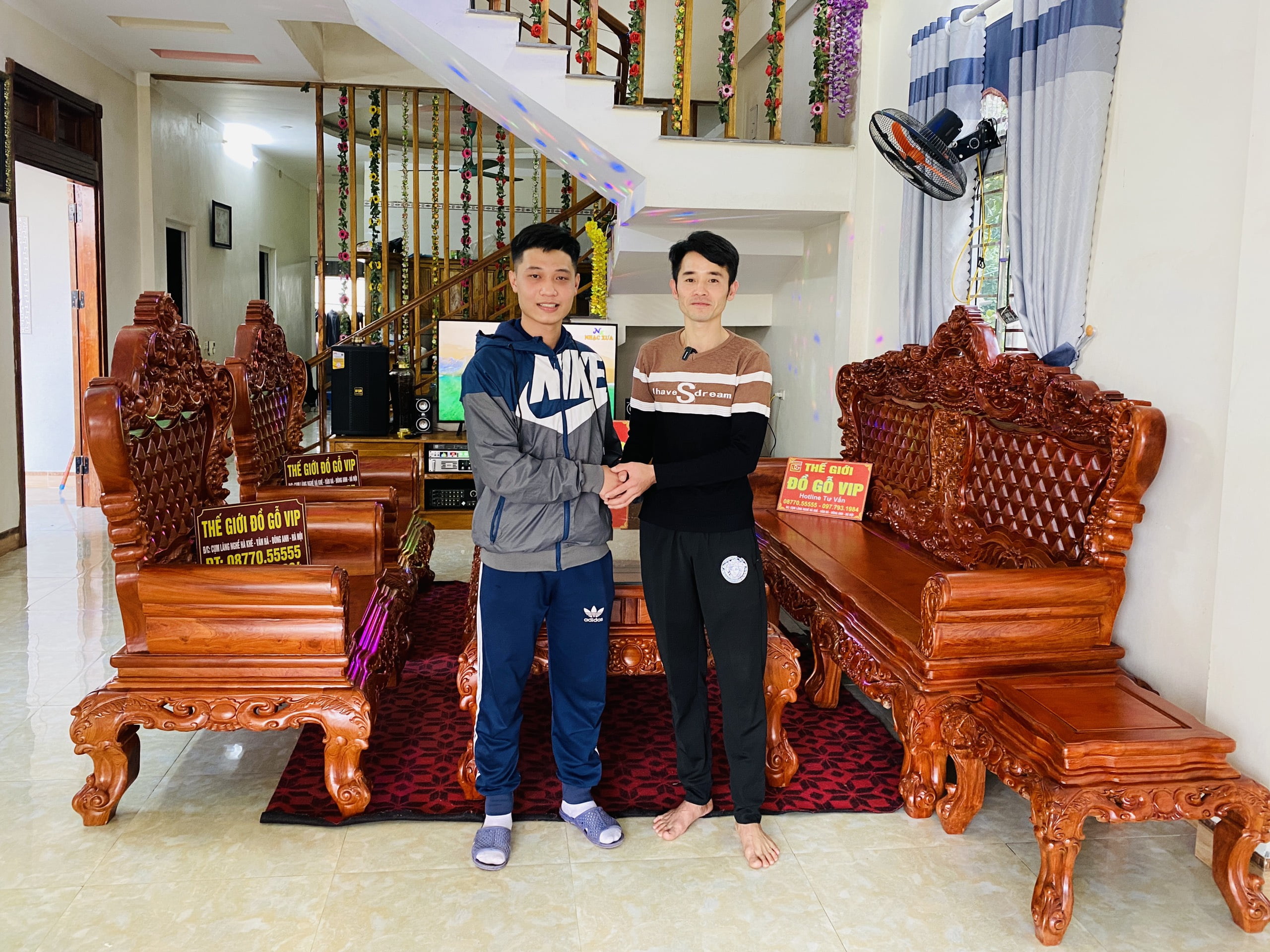 [ 23/3 BÀN GIAO BỘ HOÀNG GIA CHO A DINH- VĨNH PHÚC]