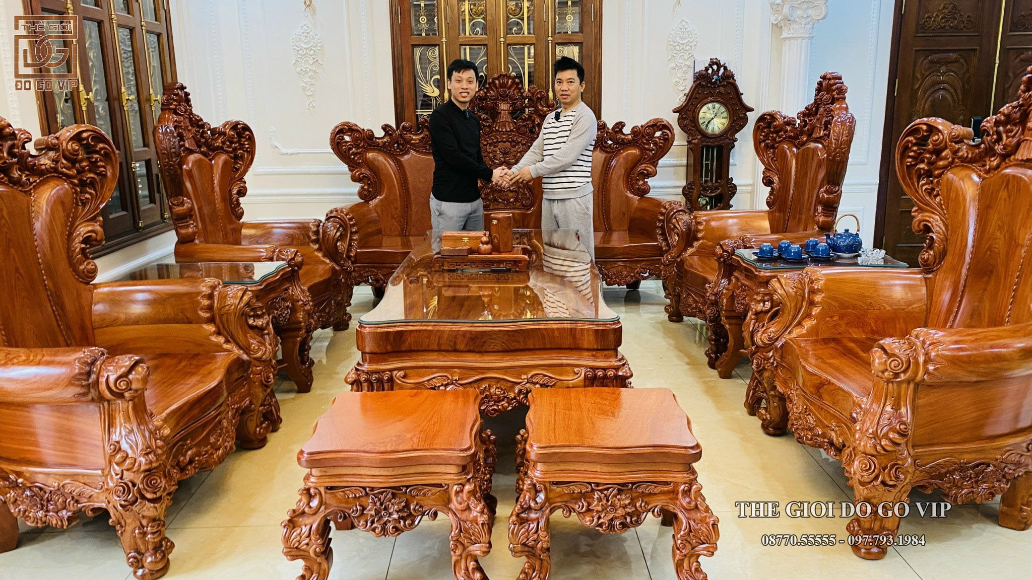 [27/2 Bàn giao bộ hoàng gia nguyên khối vip nhà anh Lợi- Đông Anh]