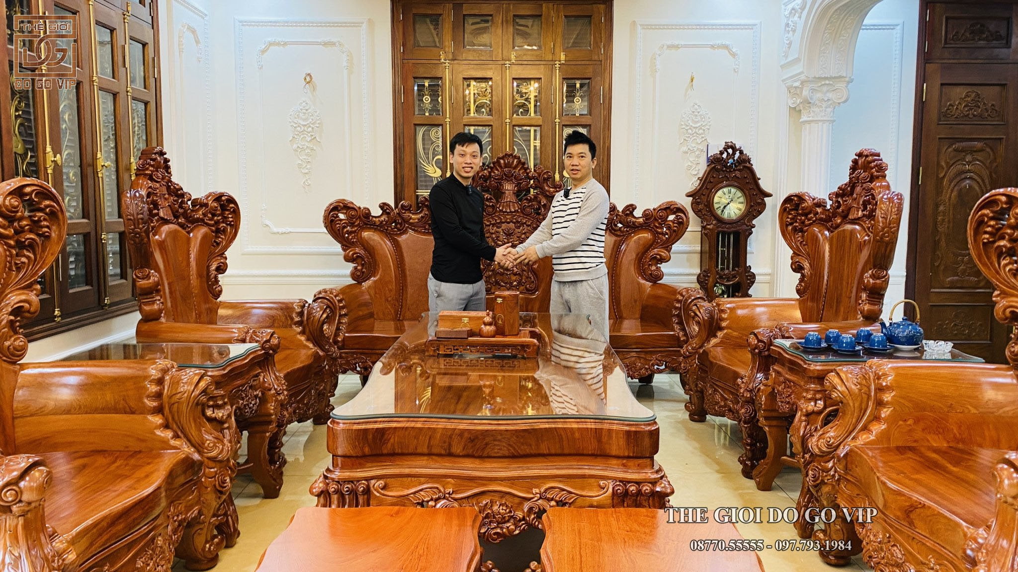 [27/2 Bàn giao bộ hoàng gia nguyên khối vip nhà anh Lợi- Đông Anh]