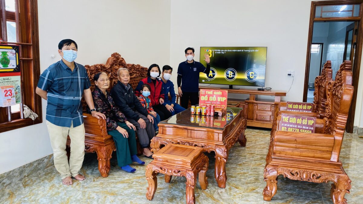 [ 13/3- BÀN GIAO BỘ HOÀNG GIA HOA HỒNG NHÀ CHỊ NHUNG- BẮC GIANG]