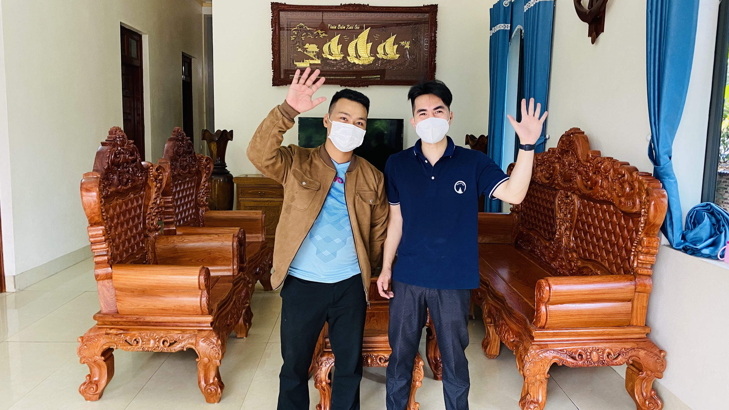 [ 5/3 BÀN GIAO BỘ HOÀNG GIA CHO A SINH- THÁI NGUYÊN]